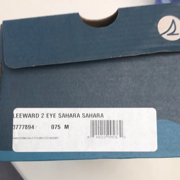 New Sperry Top-Sider leather loafer Leeward 2 eye Sahara/Tan 7.5 - Picture 2 of 14